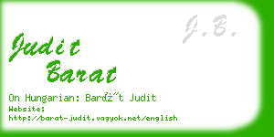 judit barat business card